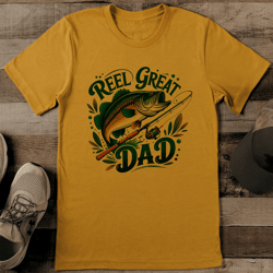 reel great dad tee