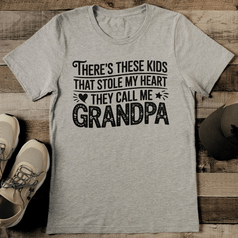 Theres These Kids Thats Sole My Heart The Call Me Grandpa Tee 1