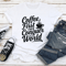 Coffee First Then Conquer The World Tee 2