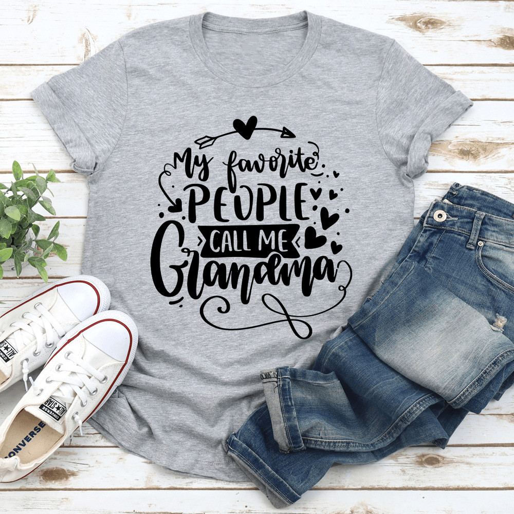 My Favorite People Call Me Grandma Tee 2