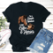 Im A Simple Woman I Love Coffee Horses Tee 1