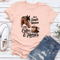 Im A Simple Woman I Love Coffee Horses Tee 0