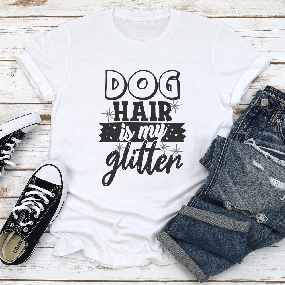 Dog Hair Is My Glitten Tee 0