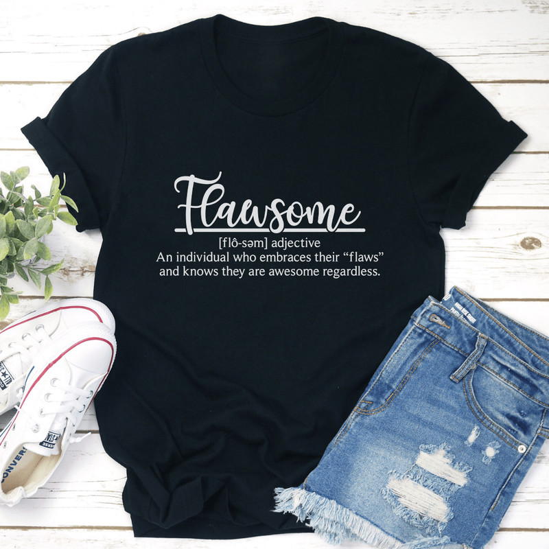 Flawsome An Individual Tee 0
