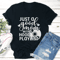 Just A Good Mom With A Hood Playlist Tee 0