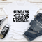 Sundays Are For Jesus Football Tee 2