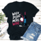 When In Doubt Pour More Wine Tee 1