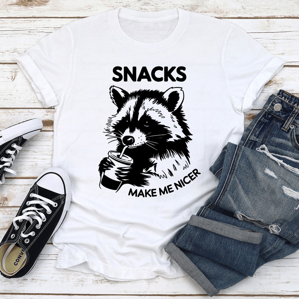 Snacks Make Me Nicer Tee 1