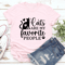Cats Are My Favorite People Tee 1