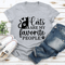 Cats Are My Favorite People Tee 3