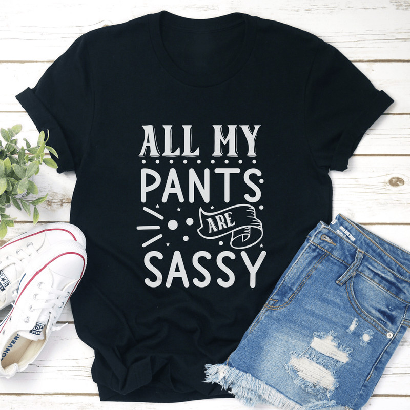 All My Pants Are Sassy Tee 3