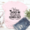 Wine Goes In Wisdom Comes Out Tee 2