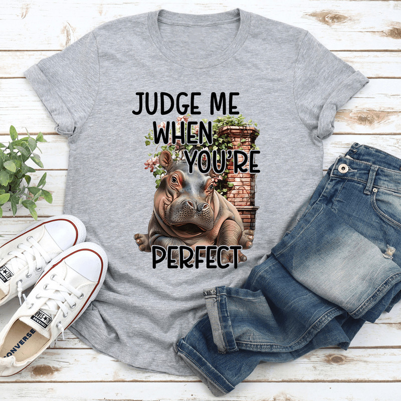 Judge Me When Youre Perfect Tee 3