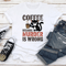 Coffee Because Murder Is Wrong Tee 3