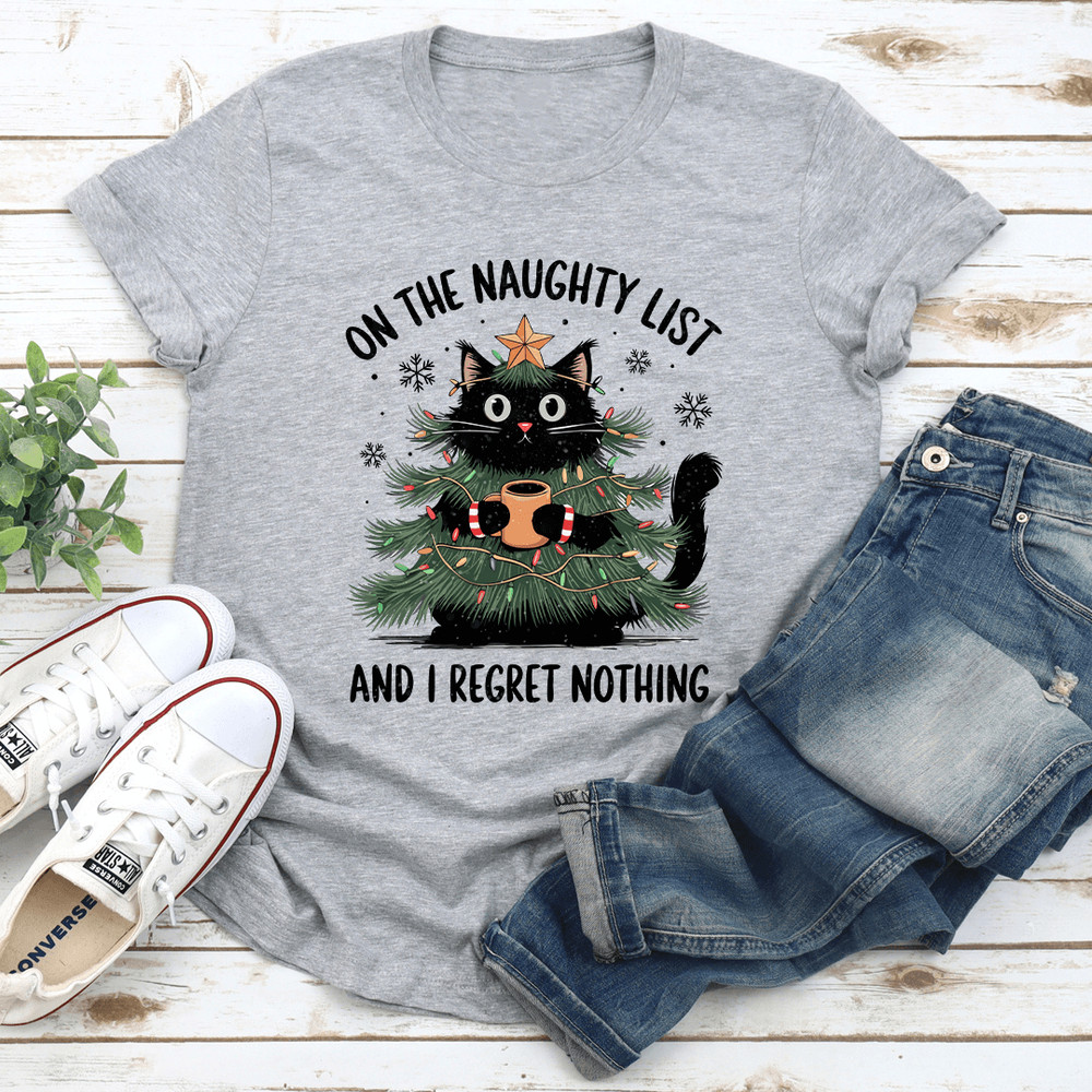 On The Naughty List Tee 3