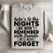 Heres To The Nights We Wont Remember With Friends Sweatshirt 4