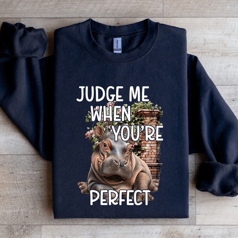 Judge Me When Youre Perfect Sweatshirt 4