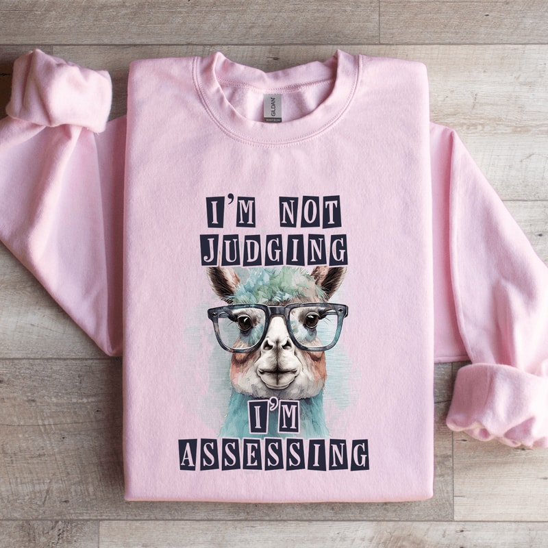 Im Not Judging Im Assessing Sweatshirt 2