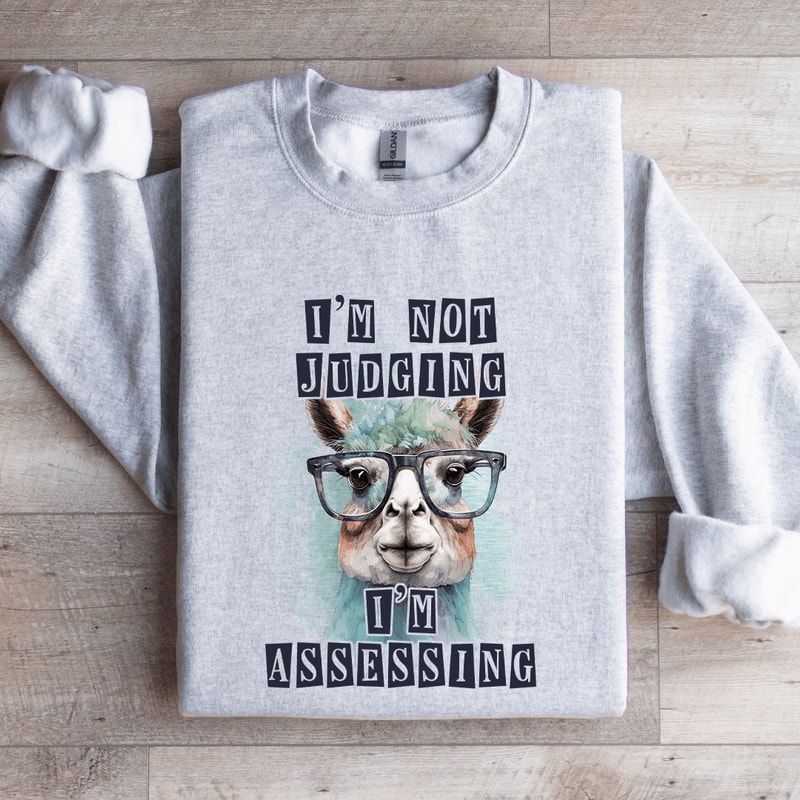 Im Not Judging Im Assessing Sweatshirt 4