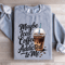 Maybe Iced Coffee Is Addicted To Me Sweatshirt 4