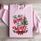 The More Wine The More Merry Sweatshirt 0