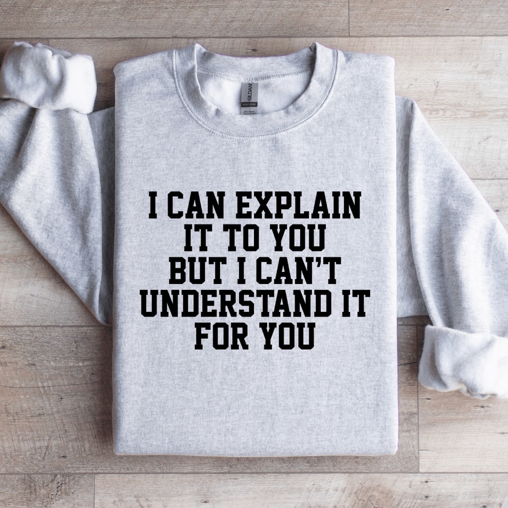 I Can Explain It To You Sweatshirt 4