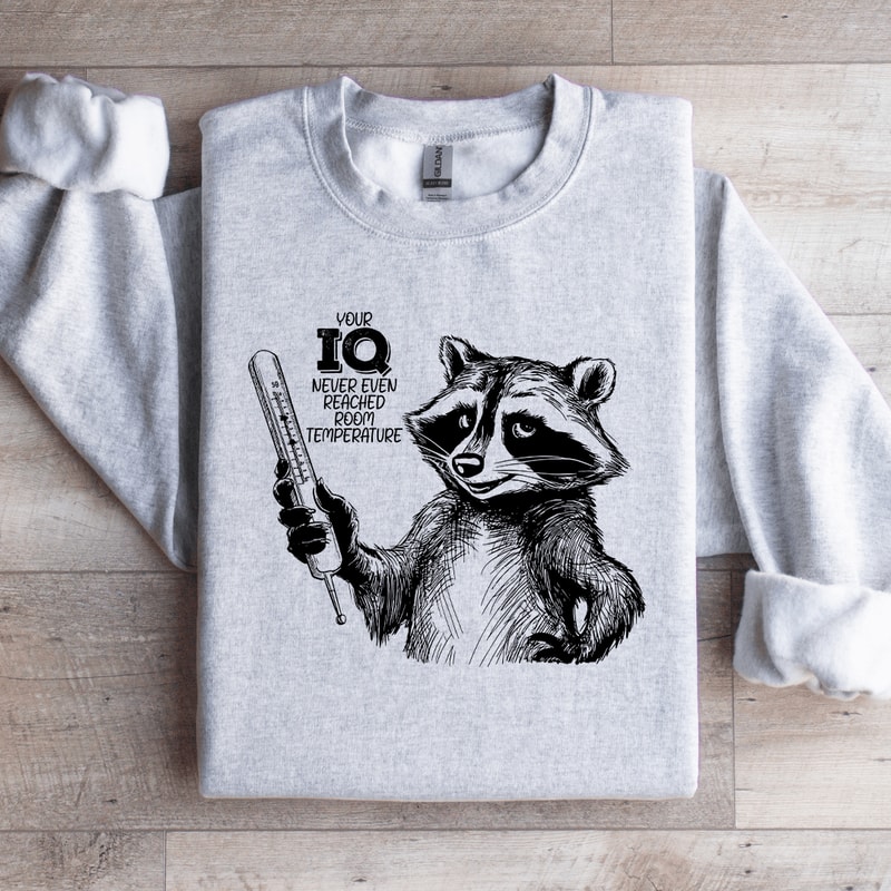 Your IQ Never Even Reached Room Temperature Sweatshirt 4