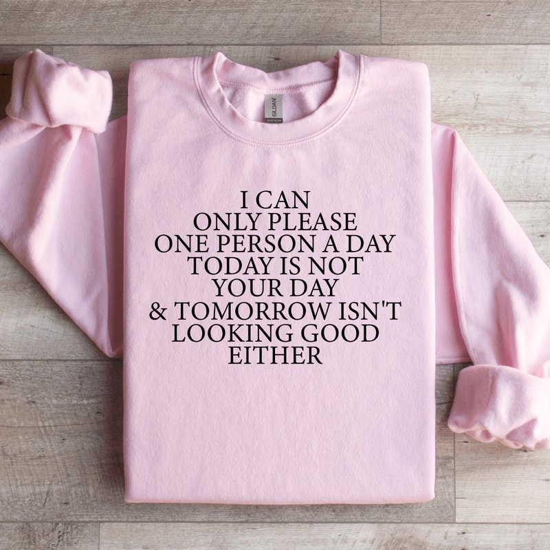 I Can Only Please One Person A Day Sweatshirt 2