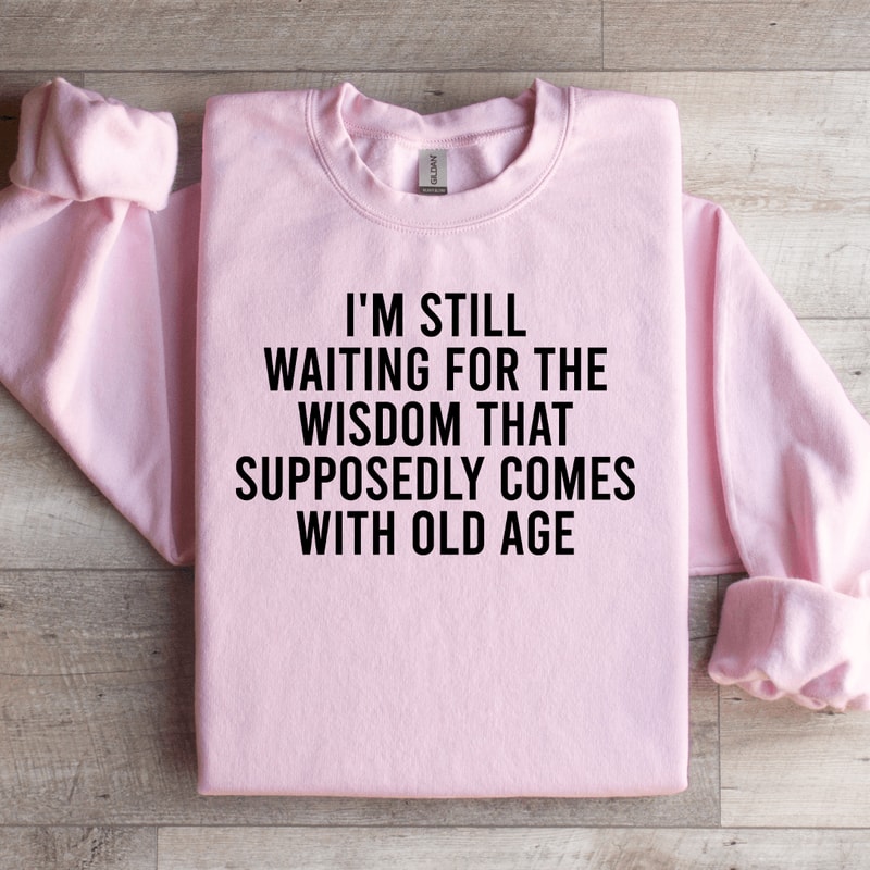 Im Still Waiting For The Wisdom Sweatshirt 0