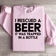 I Rescued A Beer Sweatshirt 2