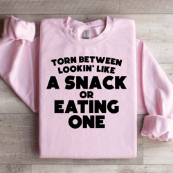 torn between lookin like sweatshirt