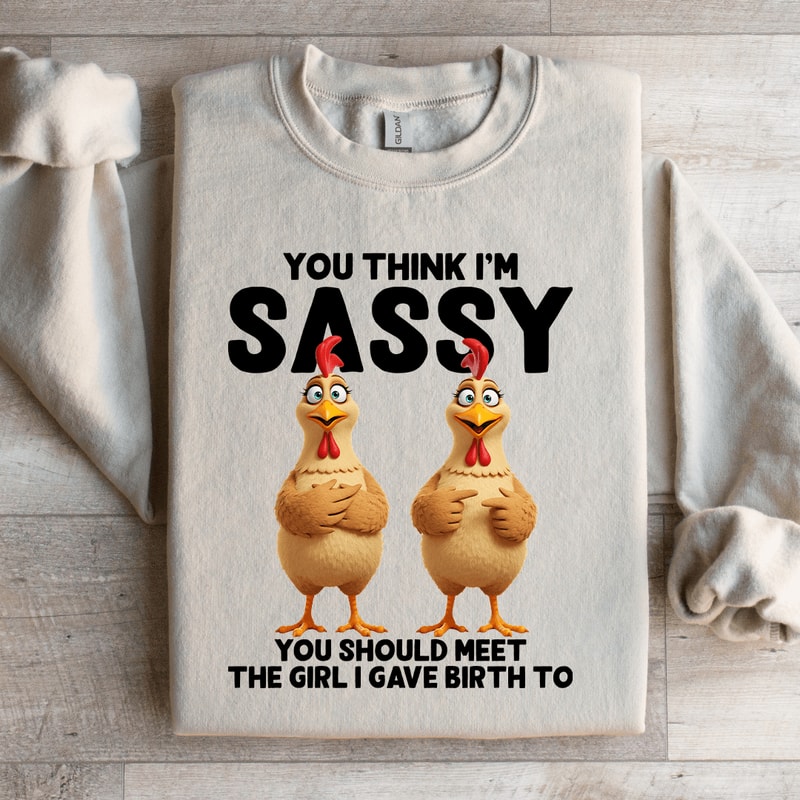 You Think Im Sassy Sweatshirt 2