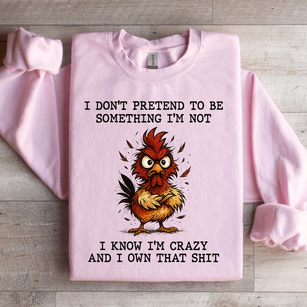 I Dont Pretend To Be Something Sweatshirt 2