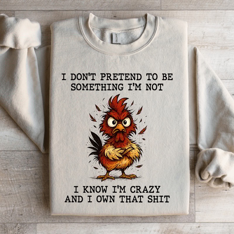 I Dont Pretend To Be Something Sweatshirt 3