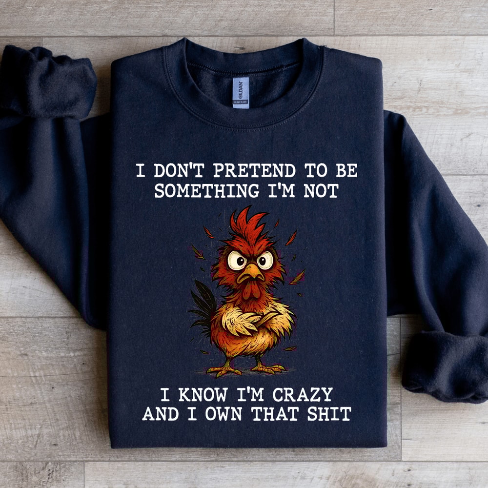 I Dont Pretend To Be Something Sweatshirt 4