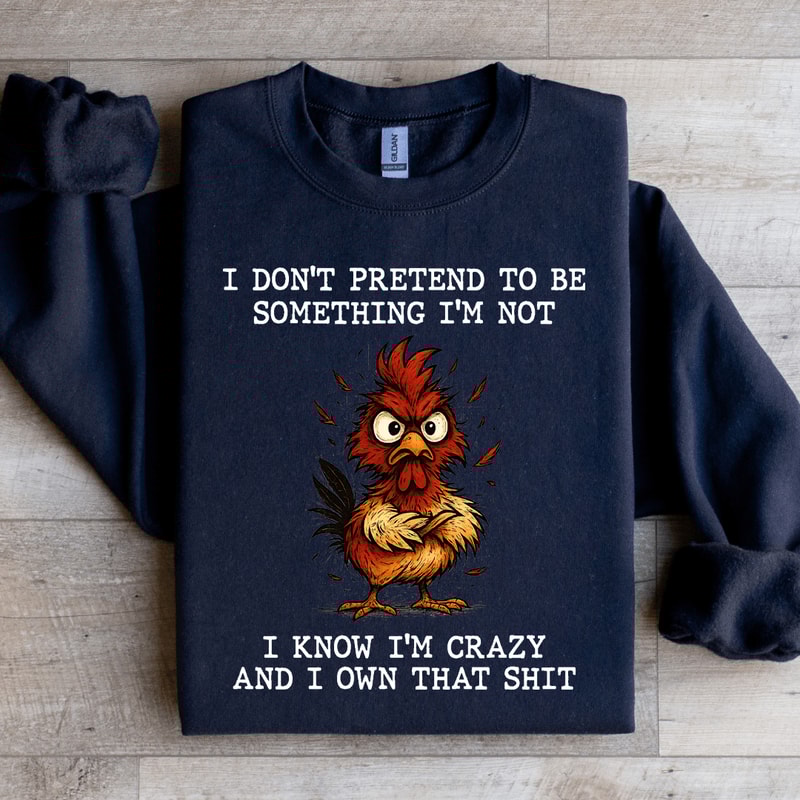 I Dont Pretend To Be Something Sweatshirt 4