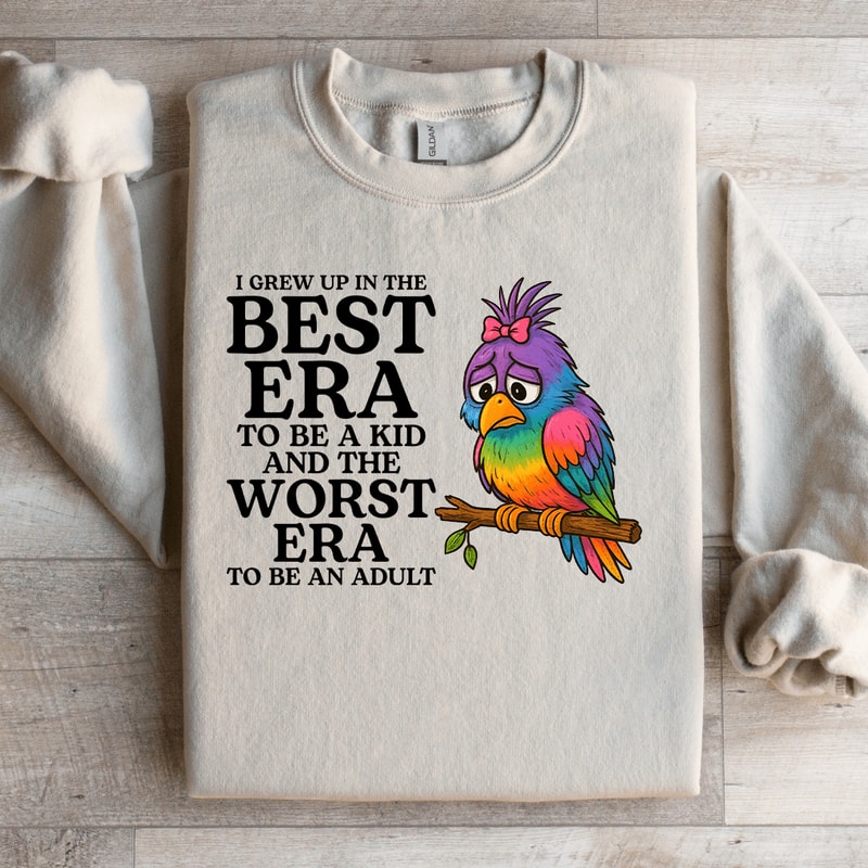 I Grew Up In The Best Era To Be A Kid Sweatshirt 2