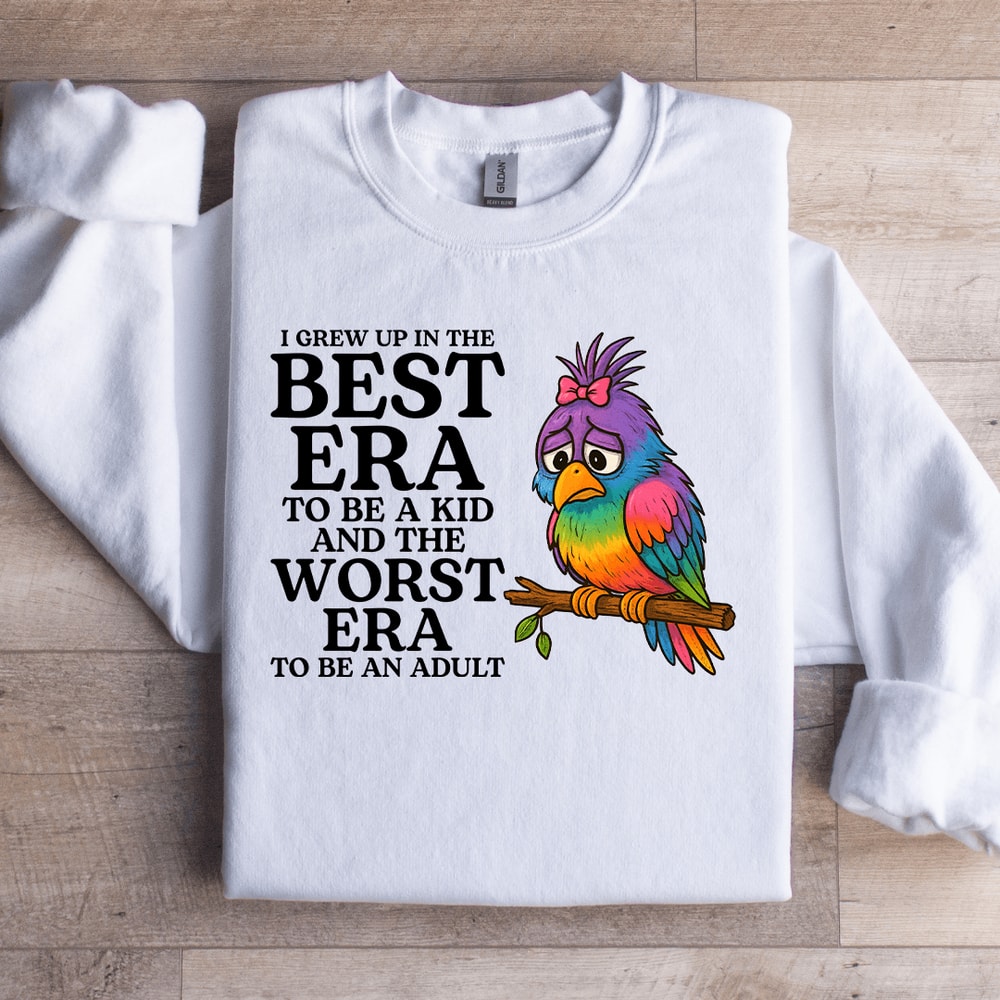 I Grew Up In The Best Era To Be A Kid Sweatshirt 3