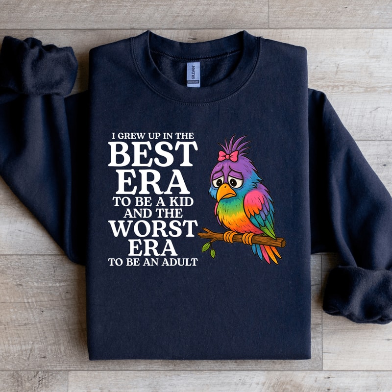 I Grew Up In The Best Era To Be A Kid Sweatshirt 4