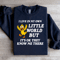 I Live In My Own Little World Sweatshirt 1