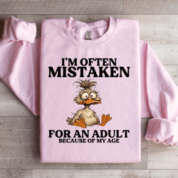 i'm often mistaken sweatshirt