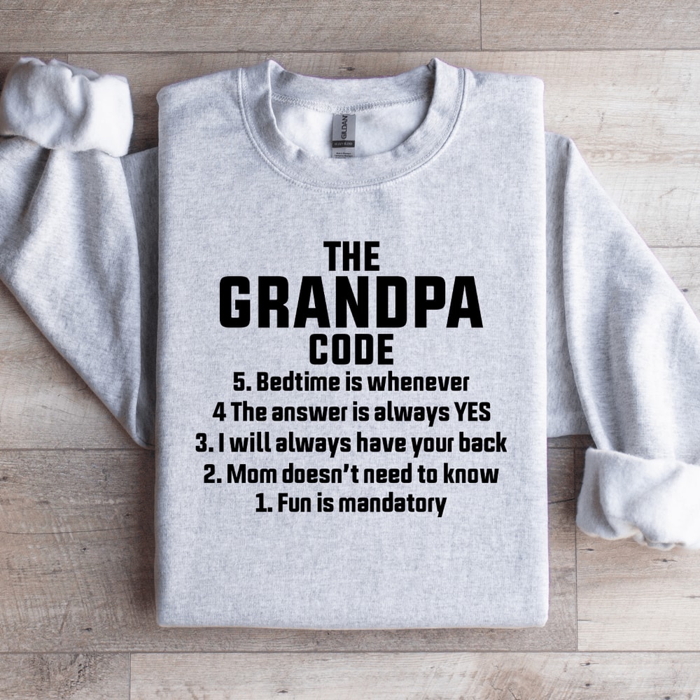 The Grandpa Code Sweatshirt 3