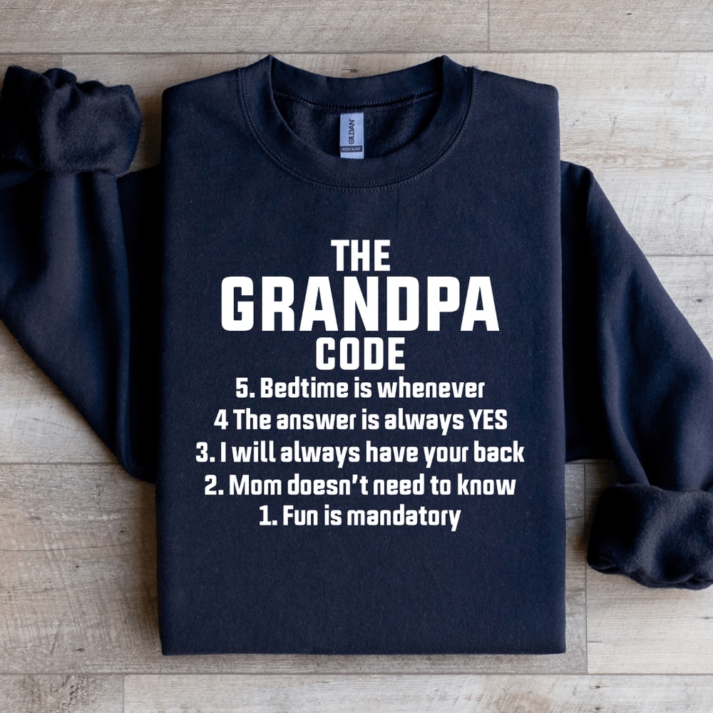 The Grandpa Code Sweatshirt 4