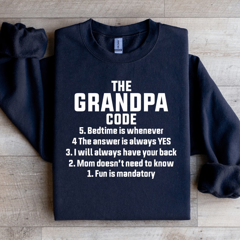 The Grandpa Code Sweatshirt 4