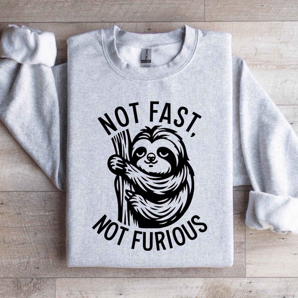 Not Fast Not Furious Sweatshirt 4