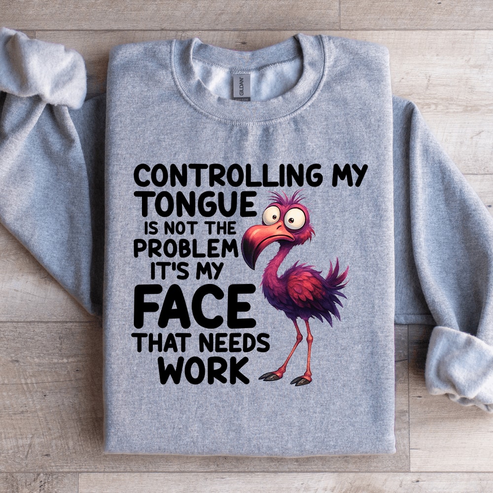 Controlling My Tongue Is Not The Problem Sweatshirt 3