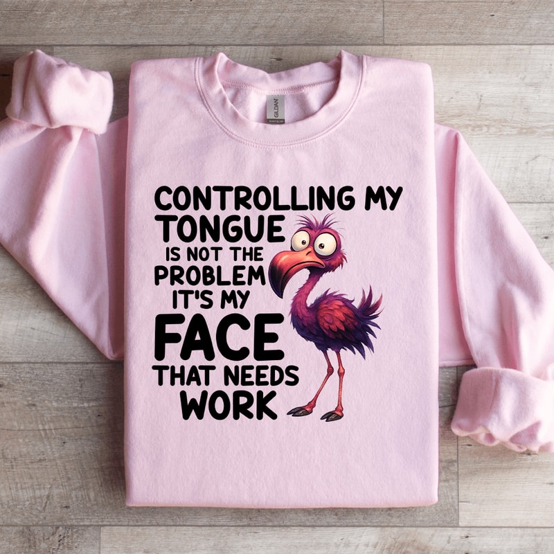Controlling My Tongue Is Not The Problem Sweatshirt 4