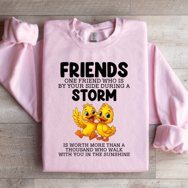 Friends One Friends Who Is By Your Side During A Storm Sweatshirt 1