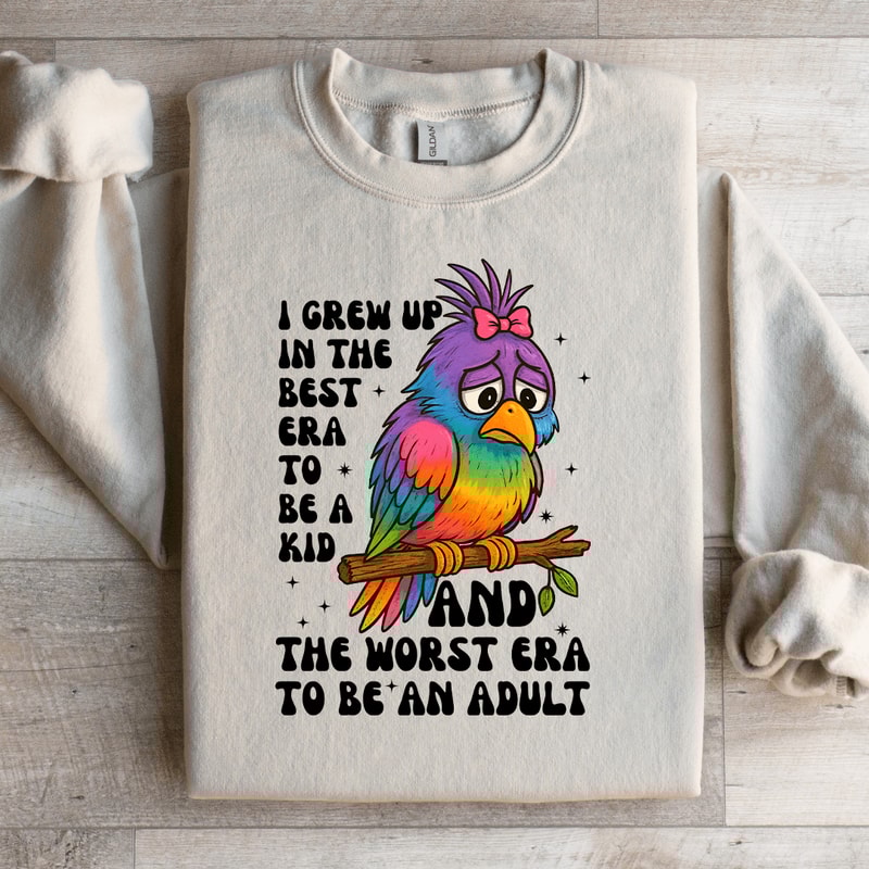 I Grew Up In The Best Era Sweatshirt 3