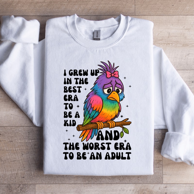 I Grew Up In The Best Era Sweatshirt 4